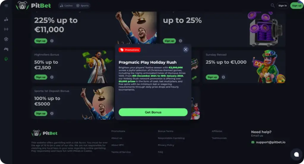 Pragmatic Play Holiday Rush at PitBet Casino